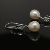 Freshwater pearl earrings - Wishing Star