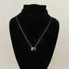 Tricolor silver necklace - Royal trinity