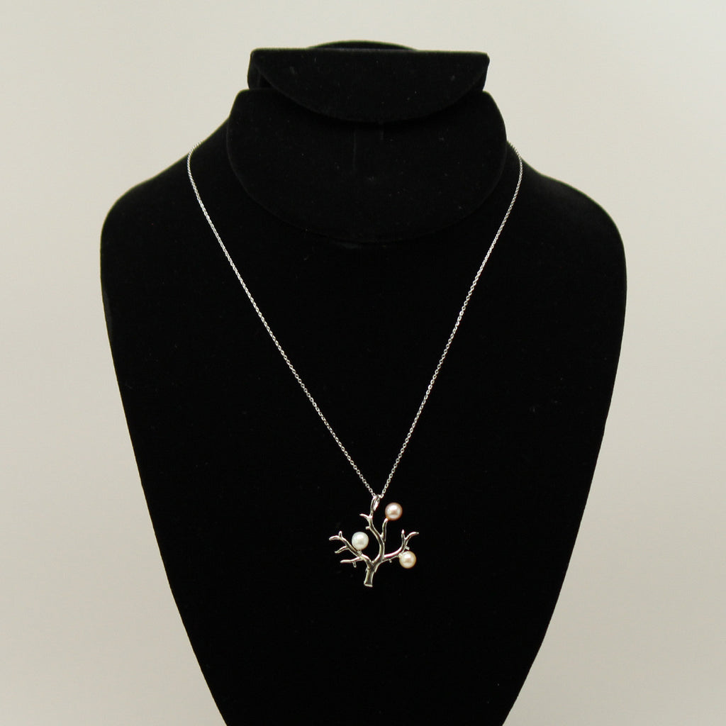 Freshwater pearl - Coral shaped necklace