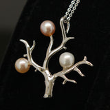 Freshwater pearl - Coral shaped necklace
