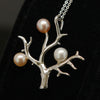 Freshwater pearl - Coral shaped necklace