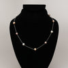 Freshwater pearl pendant - Silver chain