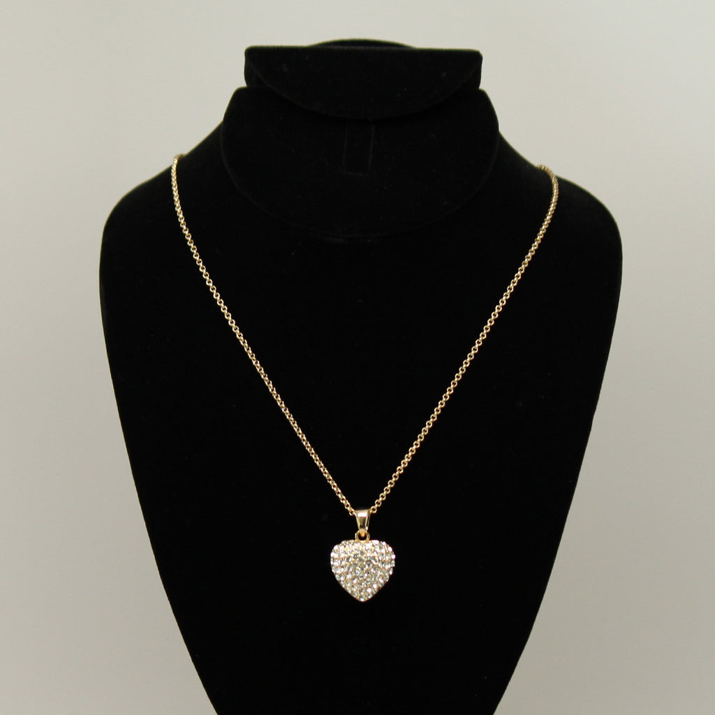Synthetic diamond - 6 piece jewelry set (Necklace, earring and bracelet) - Gold Chain