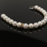 Synthetic pearl bracelet