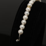 Synthetic pearl bracelet