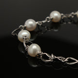 Freshwater pearl bracelet (White)