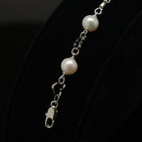 Freshwater pearl bracelet (White)