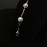 Freshwater pearl bracelet 2 (White, Pink, Purple)